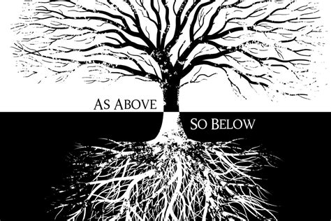 as above so below examples.